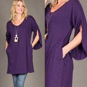 Boho Relaxed Tunic - L